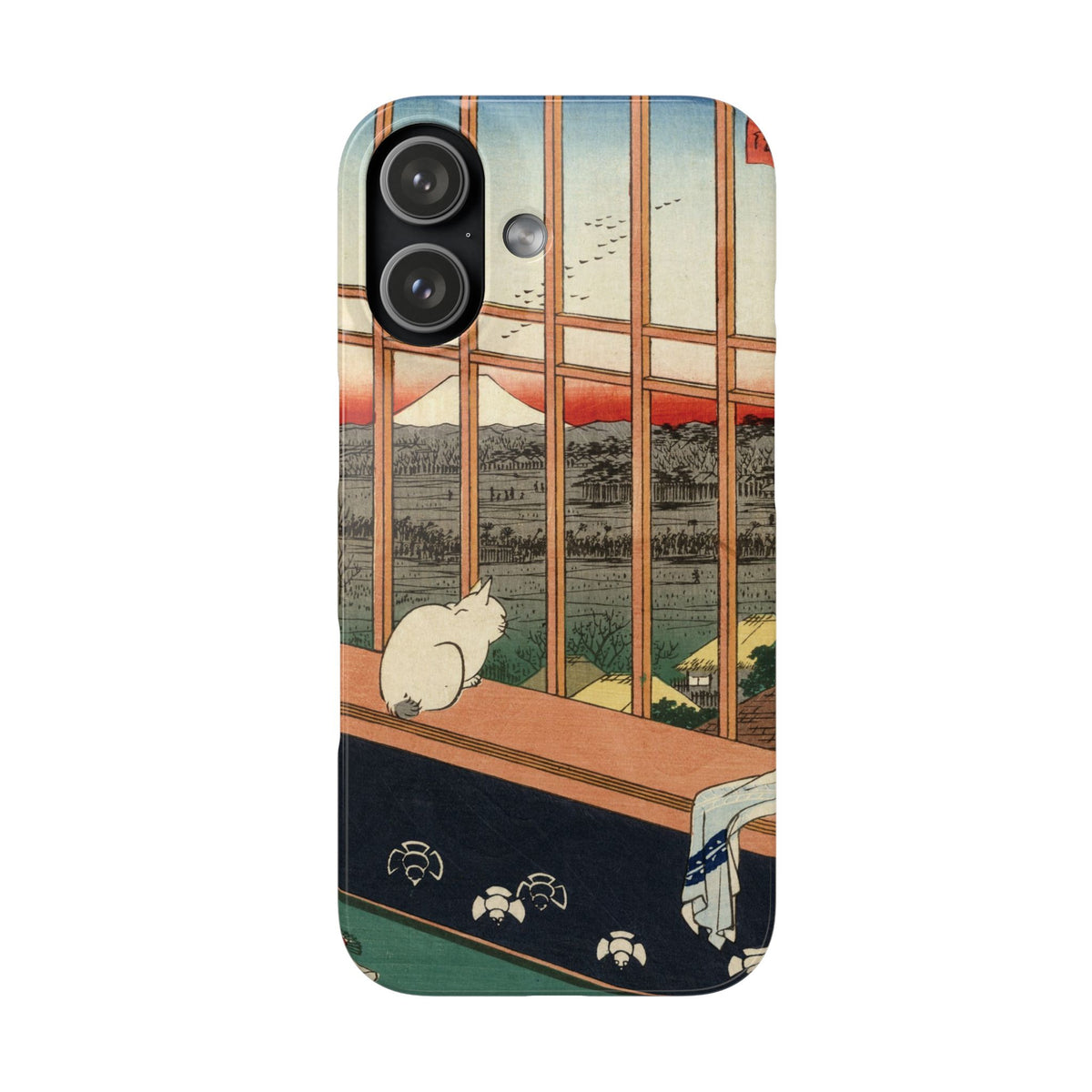 Asakusa Rice Fields and Torinomachi Festival by Utagawa Hiroshige - iPhone Slim Case