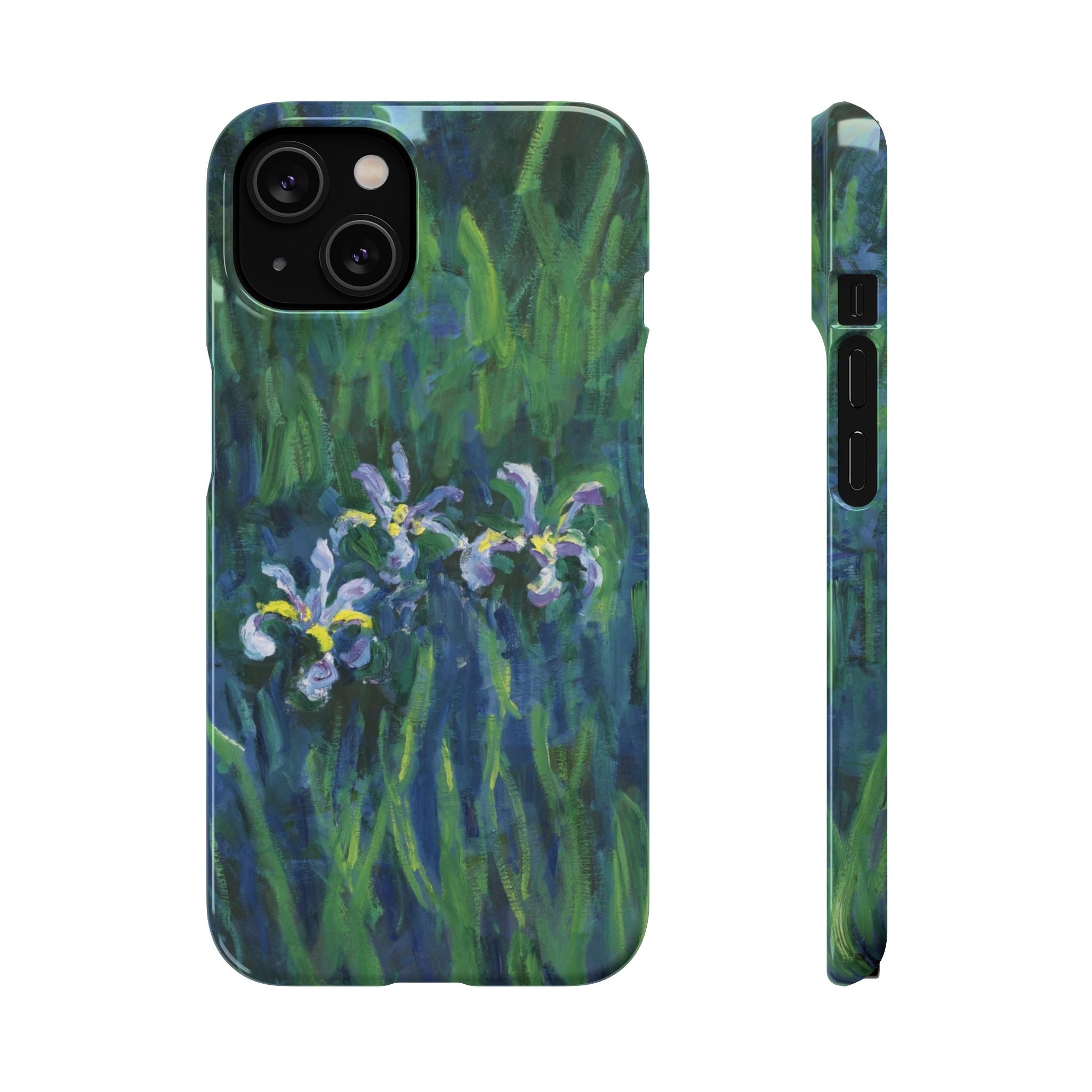 Irises by Claude Monet - iPhone Slim Case