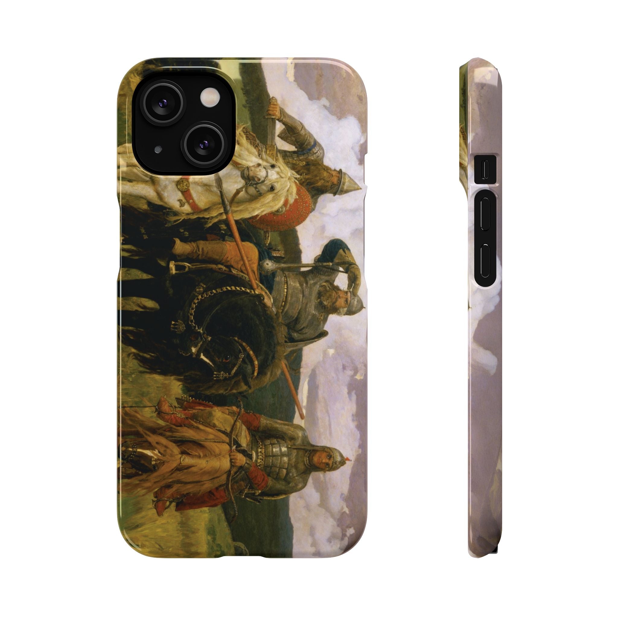 Bogatyrs by Viktor Vasnetsov - iPhone Slim Case