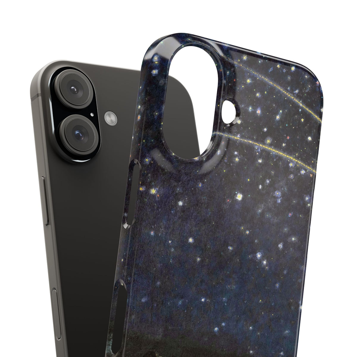 Falling Stars by Franz von Stuck - iPhone Slim Case