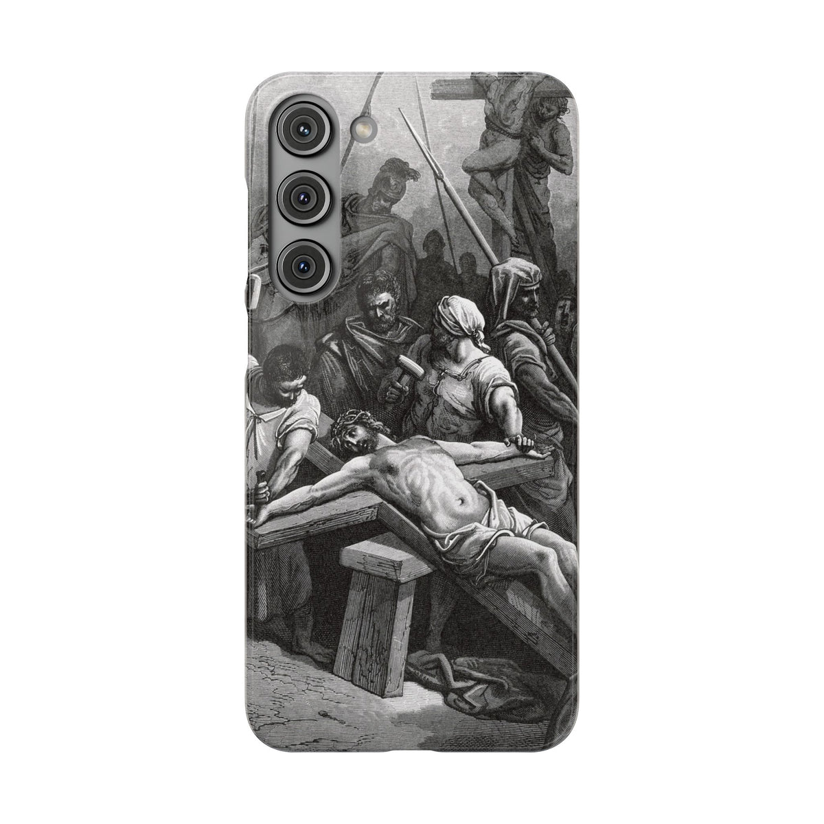 Crucifixion of Jesus by Gustave Doré - Samsung Slim Case
