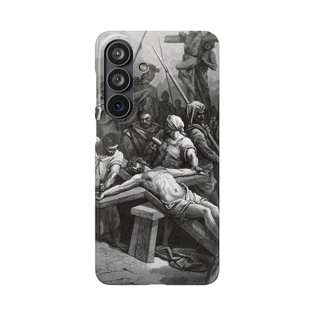 Crucifixion of Jesus by Gustave Doré - Samsung Slim Case