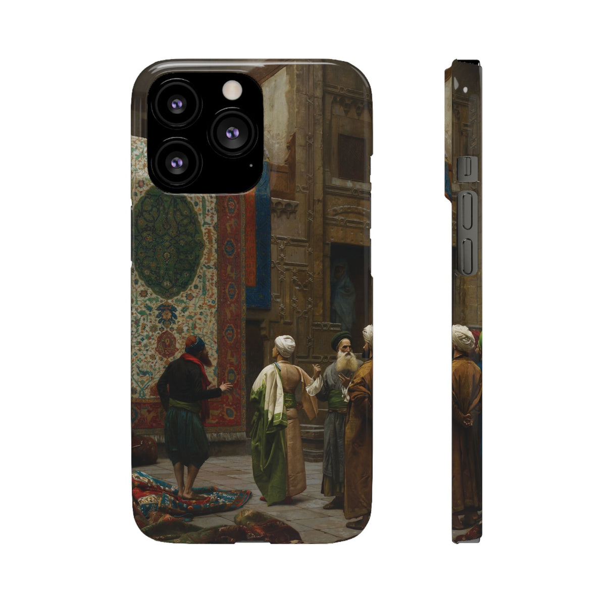 The Carpet Merchant by Jean-Leon Gerome - iPhone Slim Case