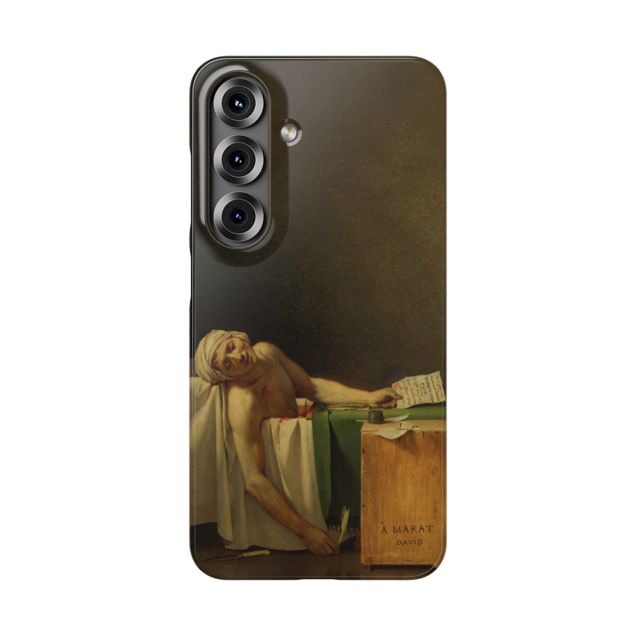 The Death of Marat by Jacques-Louis David - Samsung Slim Case