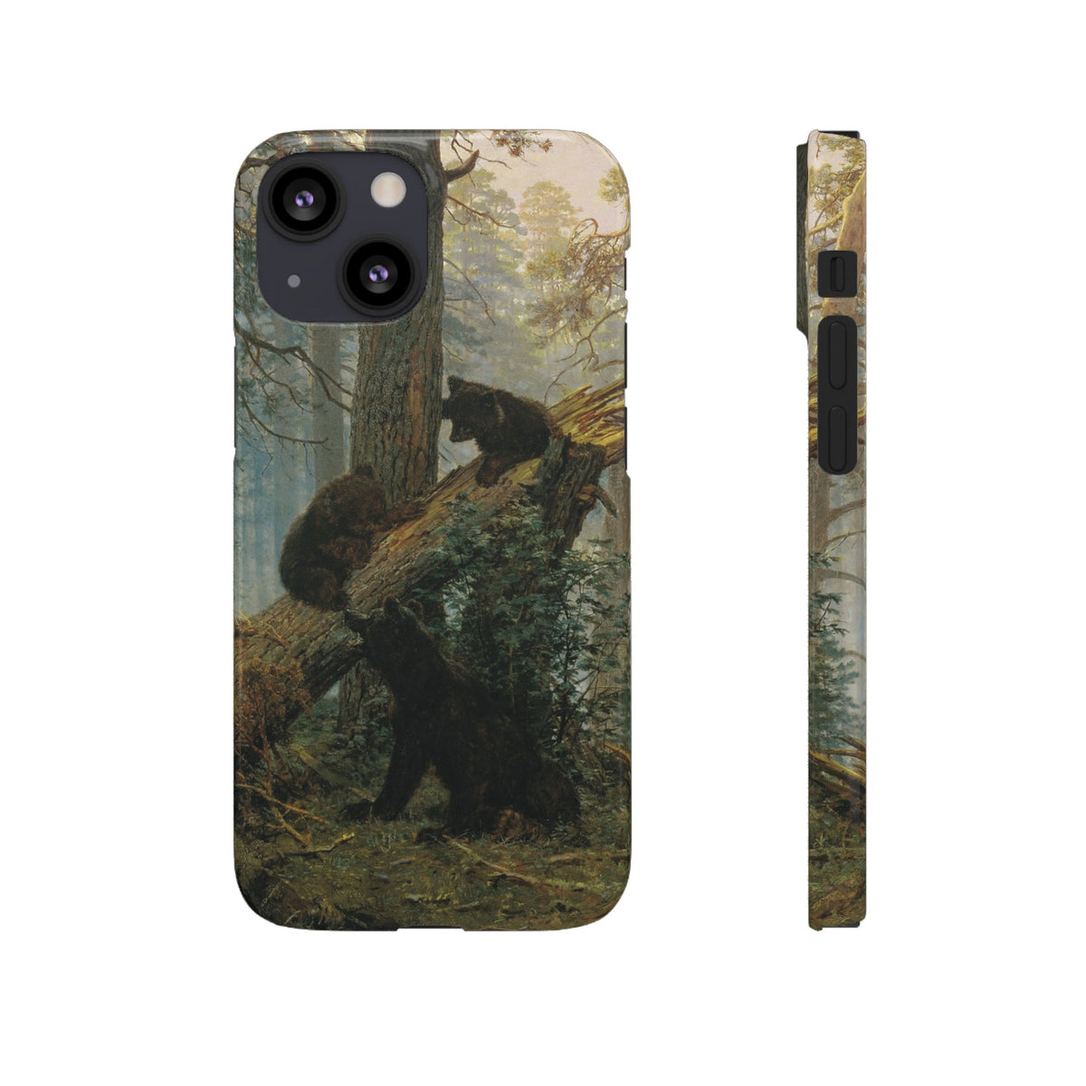 Morning in a Pine Forest by Ivan Ivanovich Shishkin - iPhone Slim Case