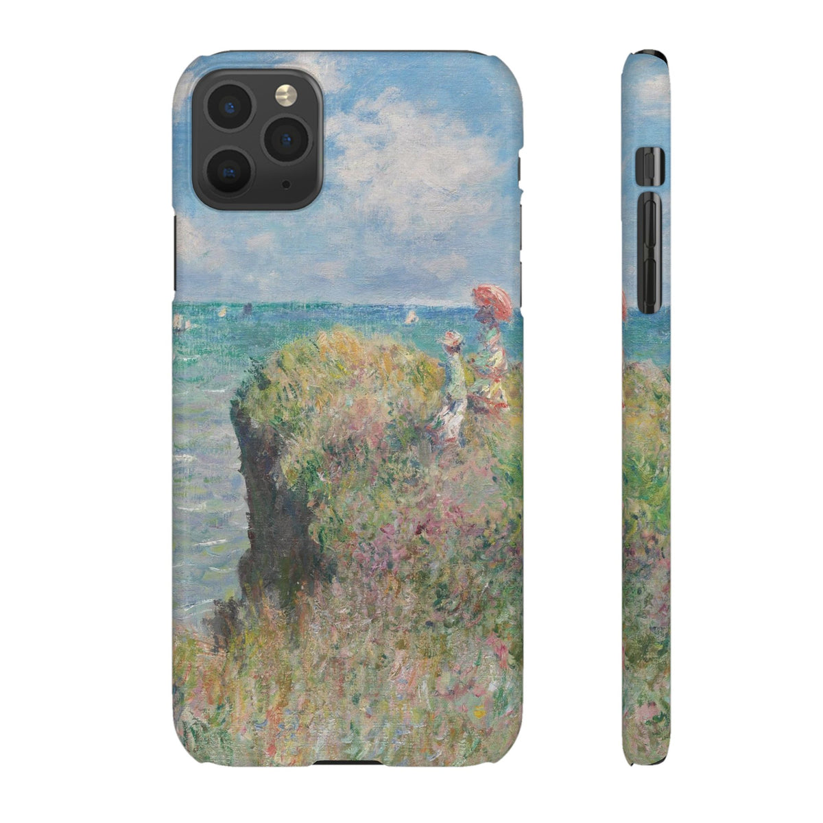Cliff Walk at Pourville by Claude Monet - iPhone Slim Case