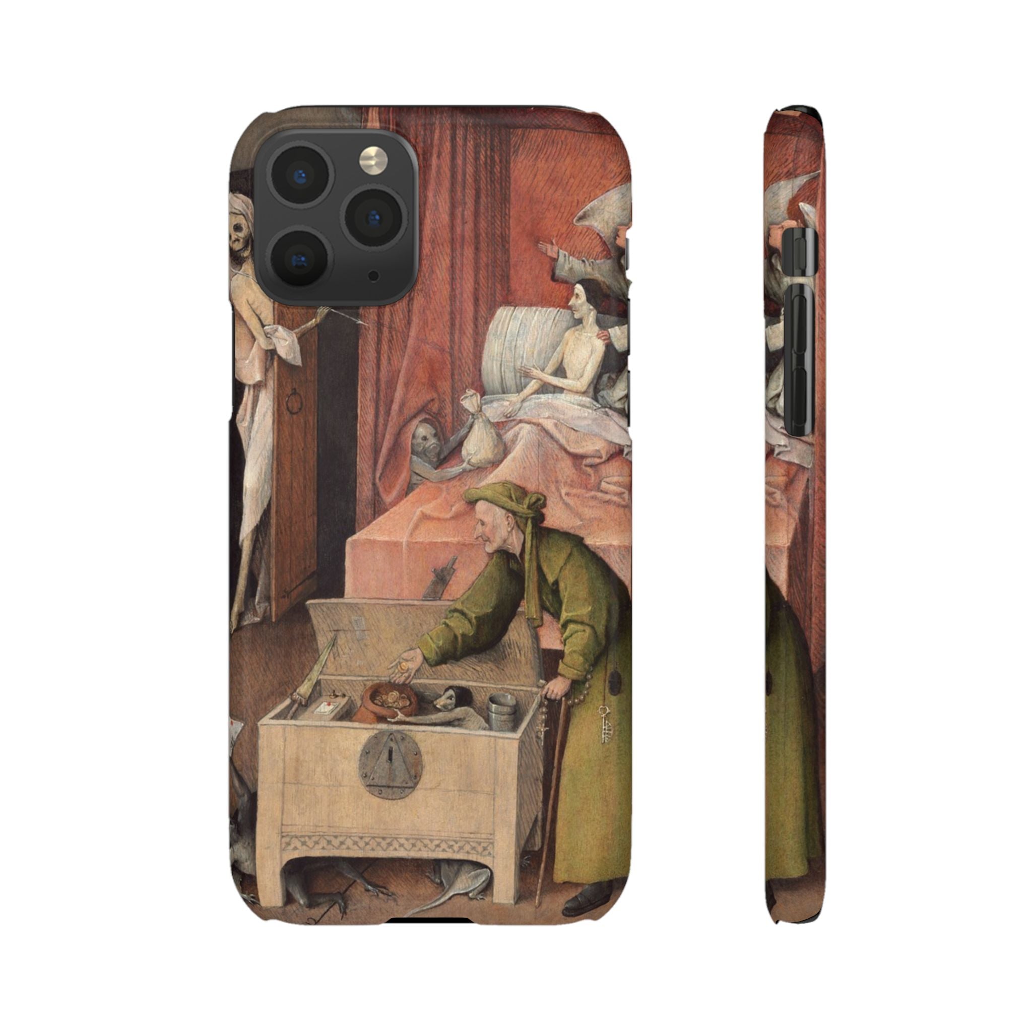 The Death of the Miser by Hieronymus Bosch - iPhone Slim Case