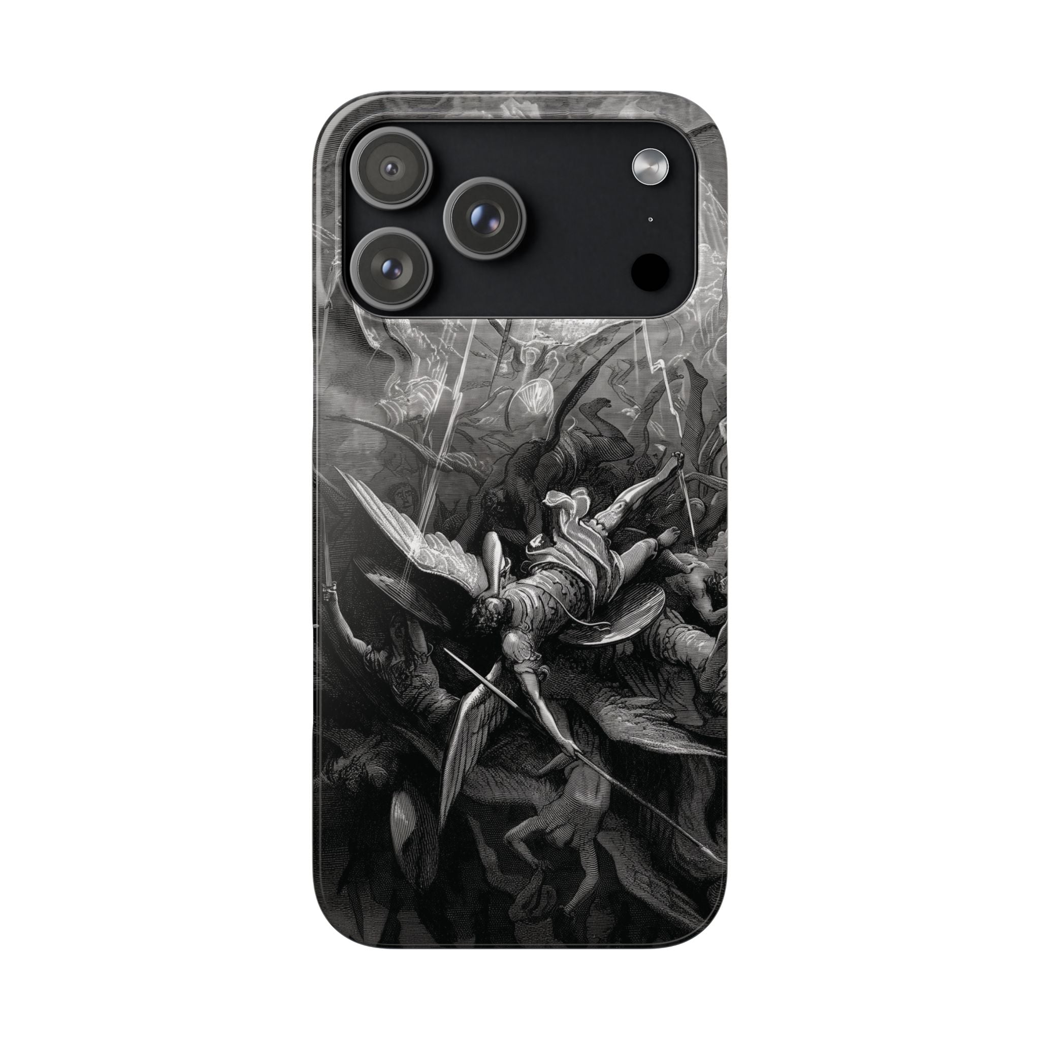 Paradise Lost | The Battle in Heaven by Gustave Doré - iPhone Slim Case