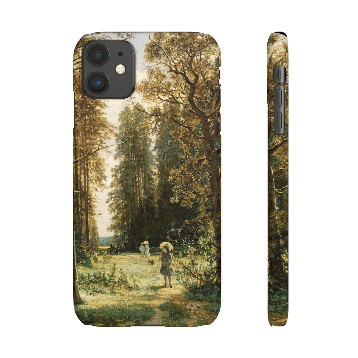 The Path in the Forest by Ivan Ivanovich Shishkin - iPhone Slim Case