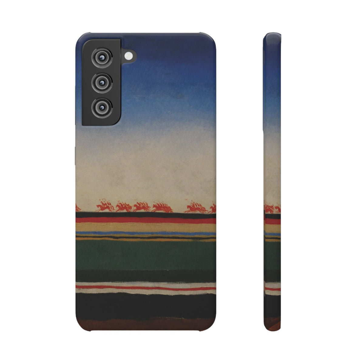 Red Cavalry Riding by Kazimir Malevich - Samsung Slim Case