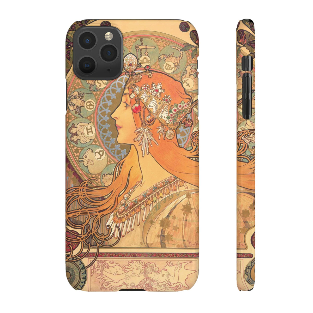 Zodiac by Alphonse Mucha - iPhone Slim Case