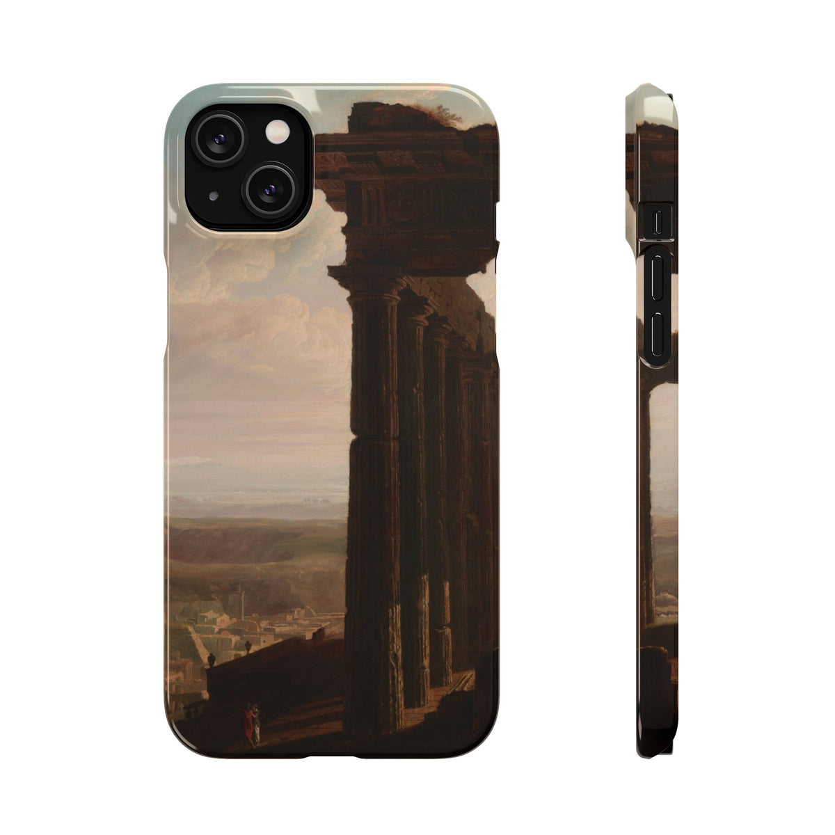 Ruins of an Ancient City by John Martin - iPhone Slim Case