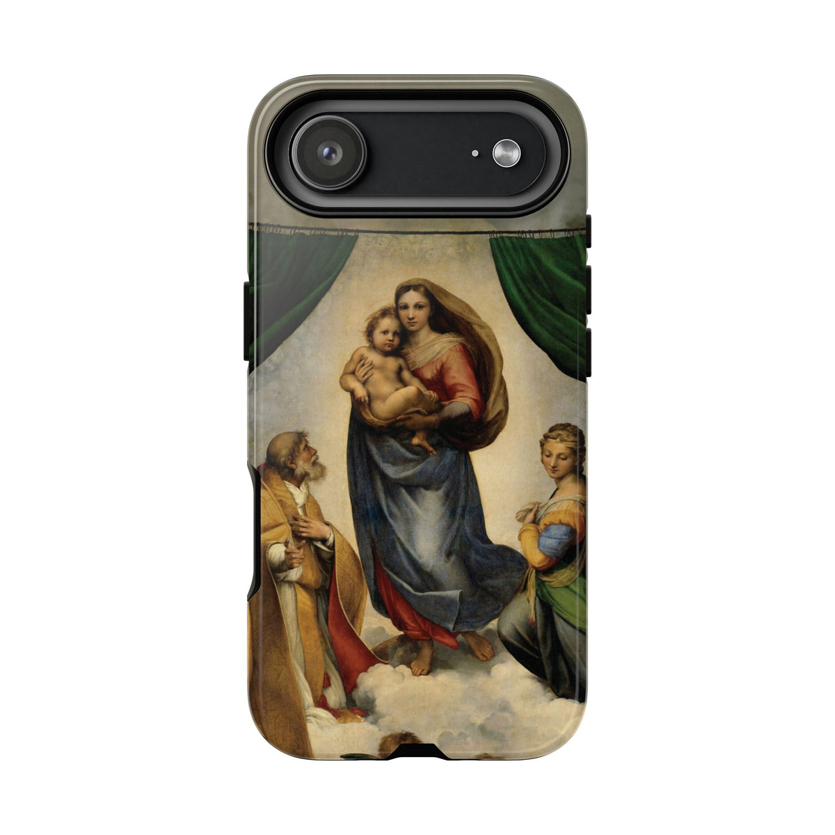 The Sistine Madonna by Raphael Sanzio - iPhone Tough Case