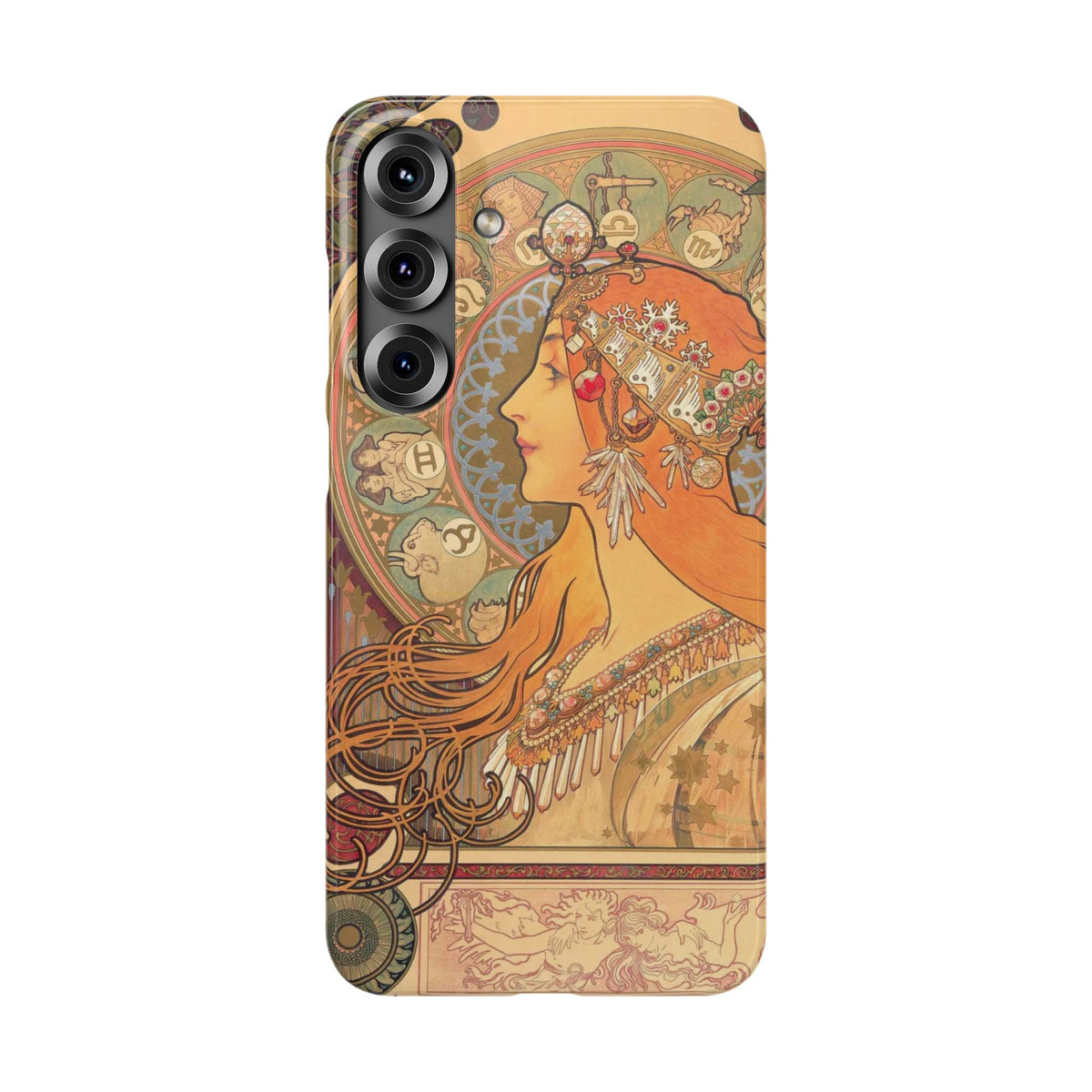 Zodiac by Alphonse Mucha - Samsung Slim Case