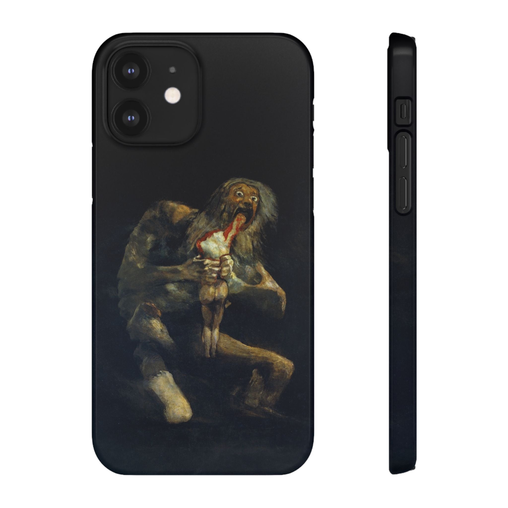 Saturn Devouring His Son by Goya - iPhone Slim Case