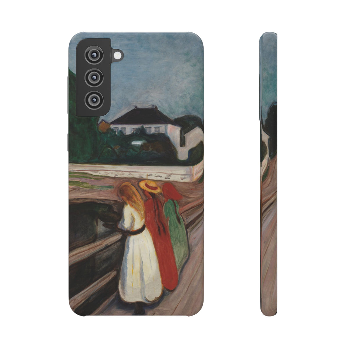 The Girls on the Bridge by Edvard Munch - Samsung Slim Case