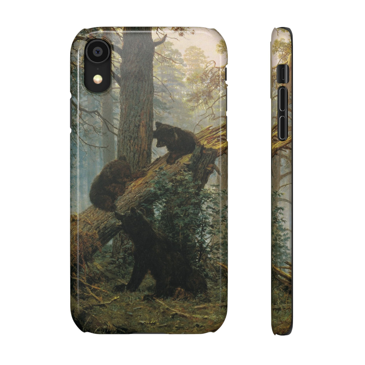 Morning in a Pine Forest by Ivan Ivanovich Shishkin - iPhone Slim Case