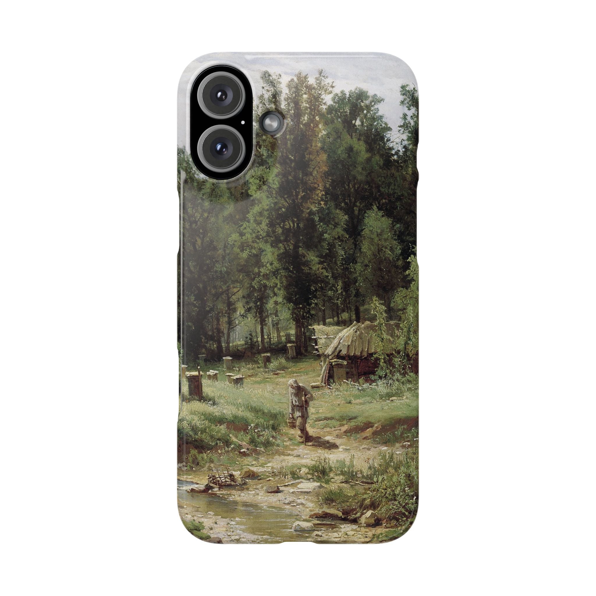 An Apiary in the Forest by Ivan Ivanovich Shishkin - iPhone Slim Case