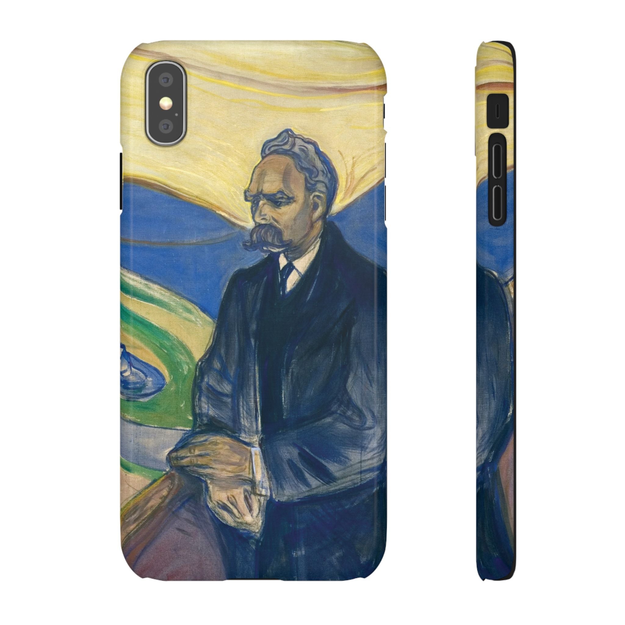 Portrait of Friedrich Nietzsche by Edvard Munch - iPhone Slim Case