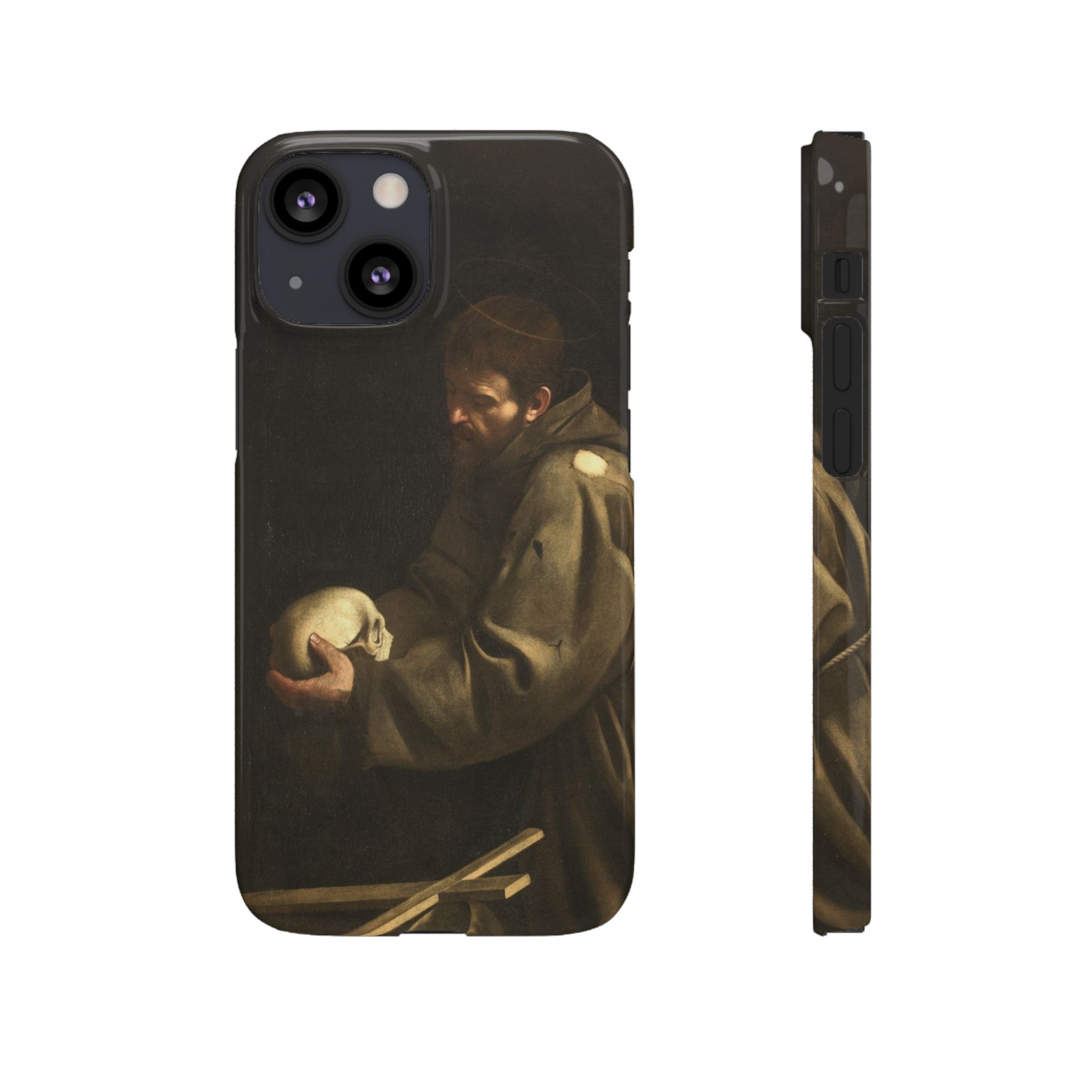 San Francesco in meditazione by Caravaggio - iPhone Slim Case