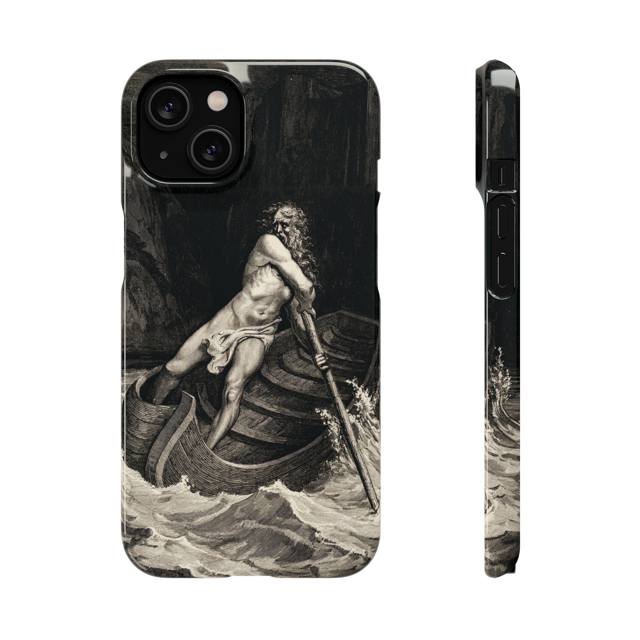 Canto III - Charon by Gustave Doré - iPhone Slim Case