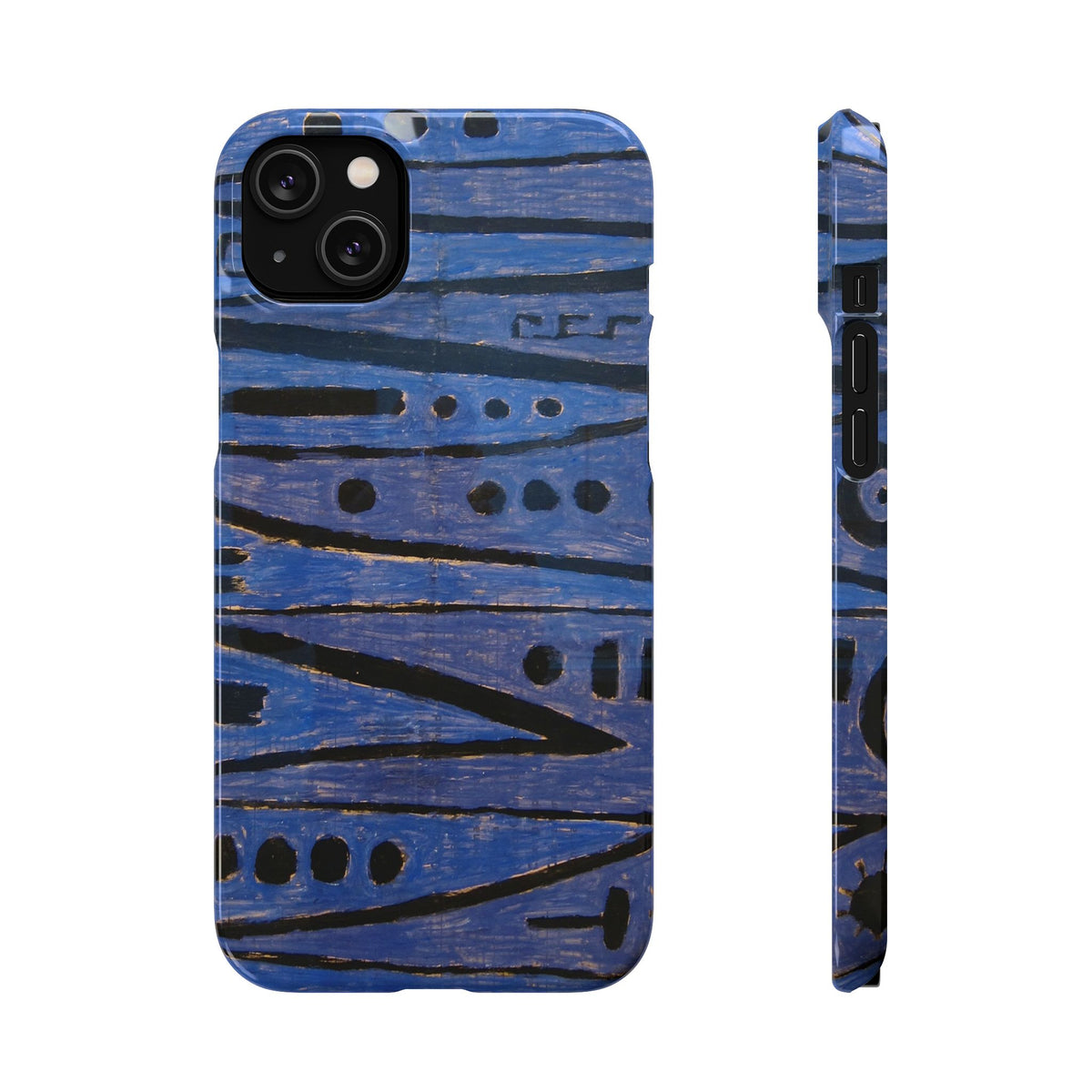 Heroic strokes of the bow by Paul Klee - iPhone Slim Case