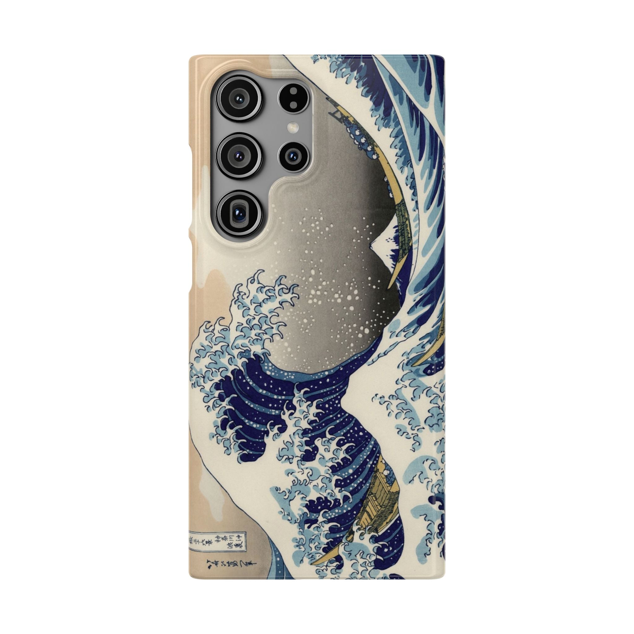 The Great Wave off Kanagawa by Hokusai - Samsung Slim Case