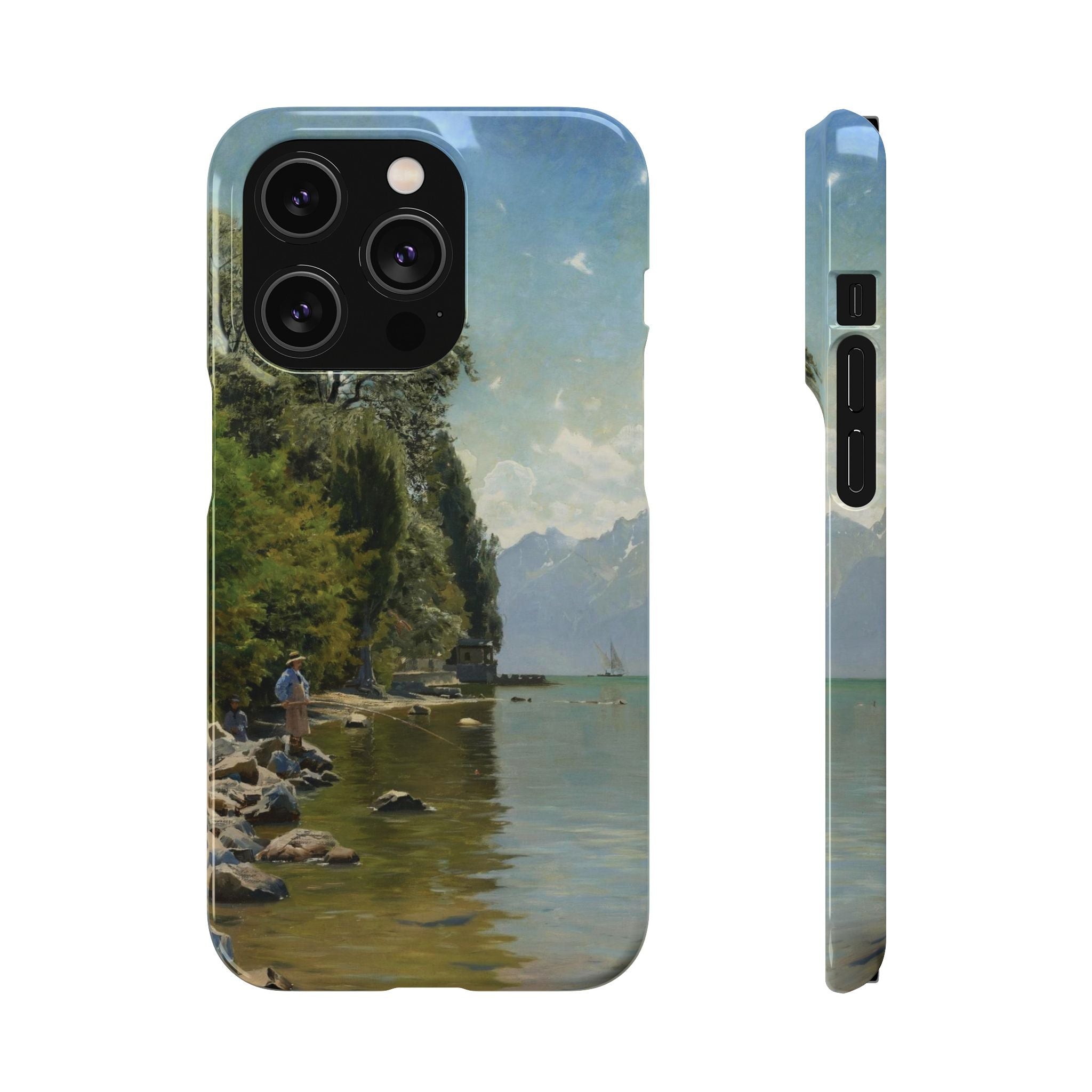 Lac Leman by Peder Mork Monsted - iPhone Slim Case