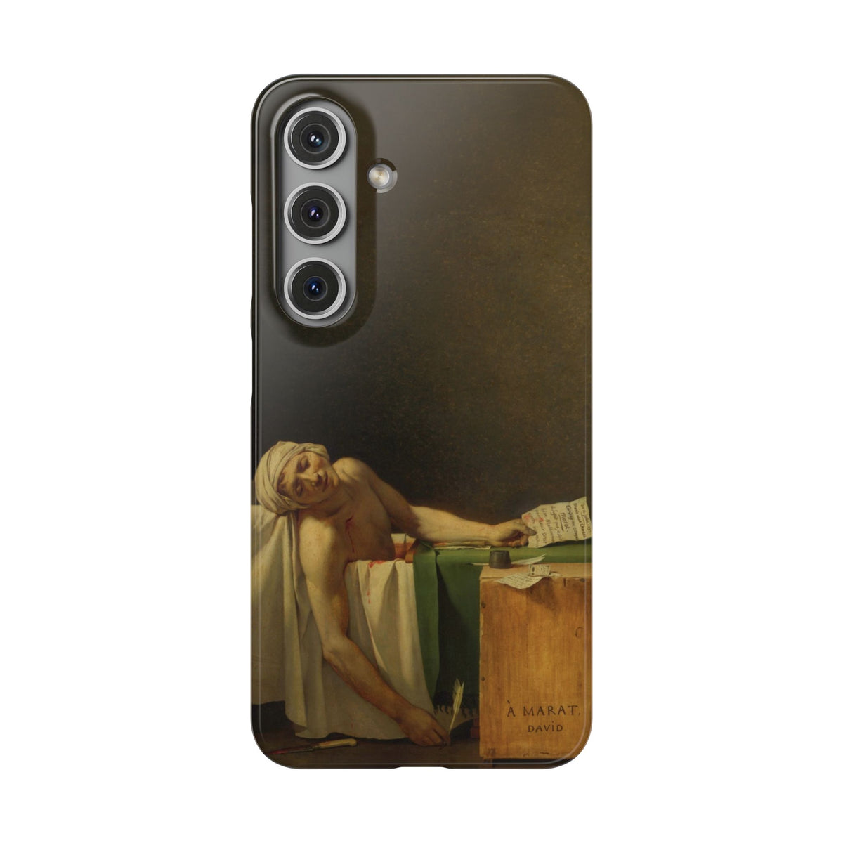 The Death of Marat by Jacques-Louis David - Samsung Slim Case