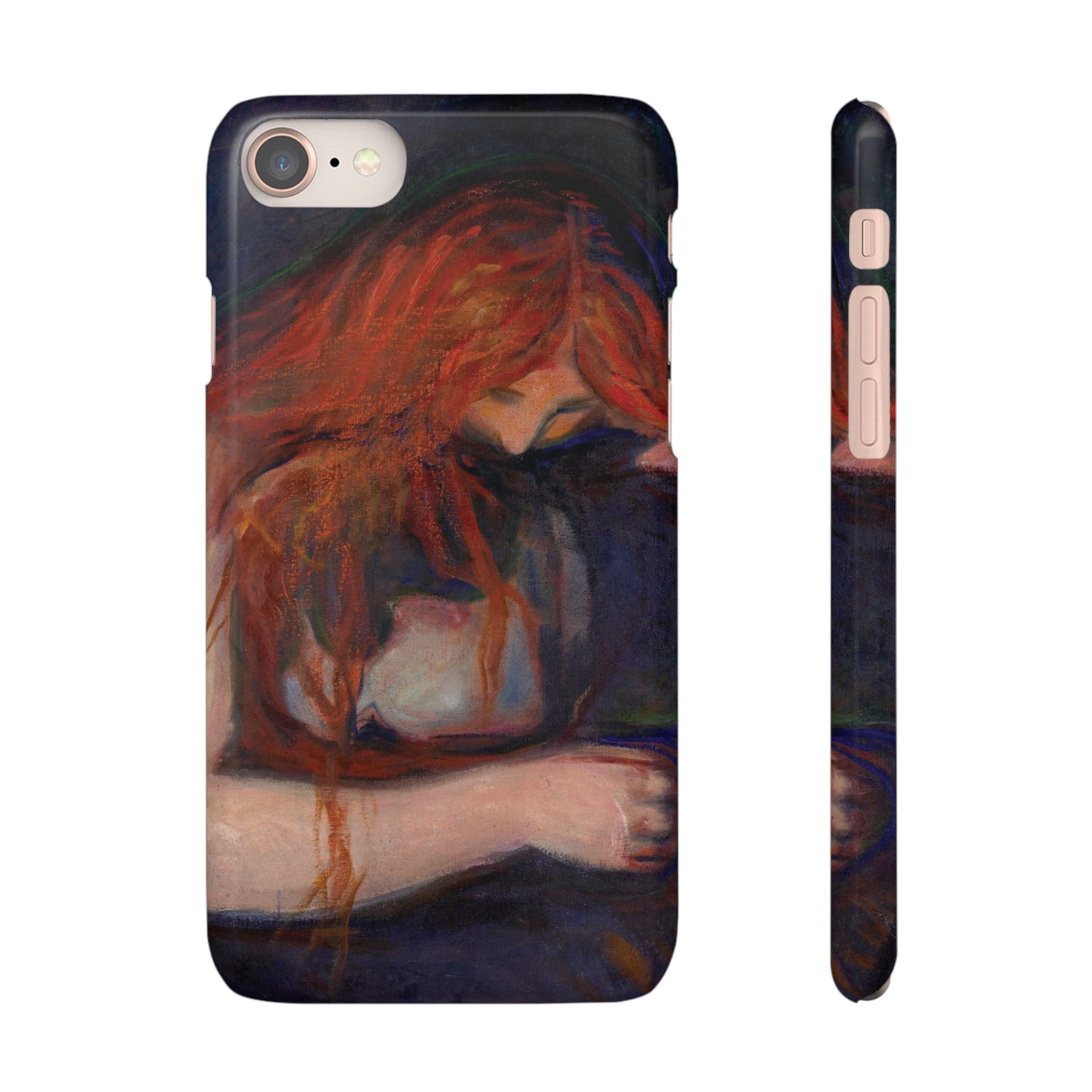 Vampire by Edvard Munch - iPhone Slim Case