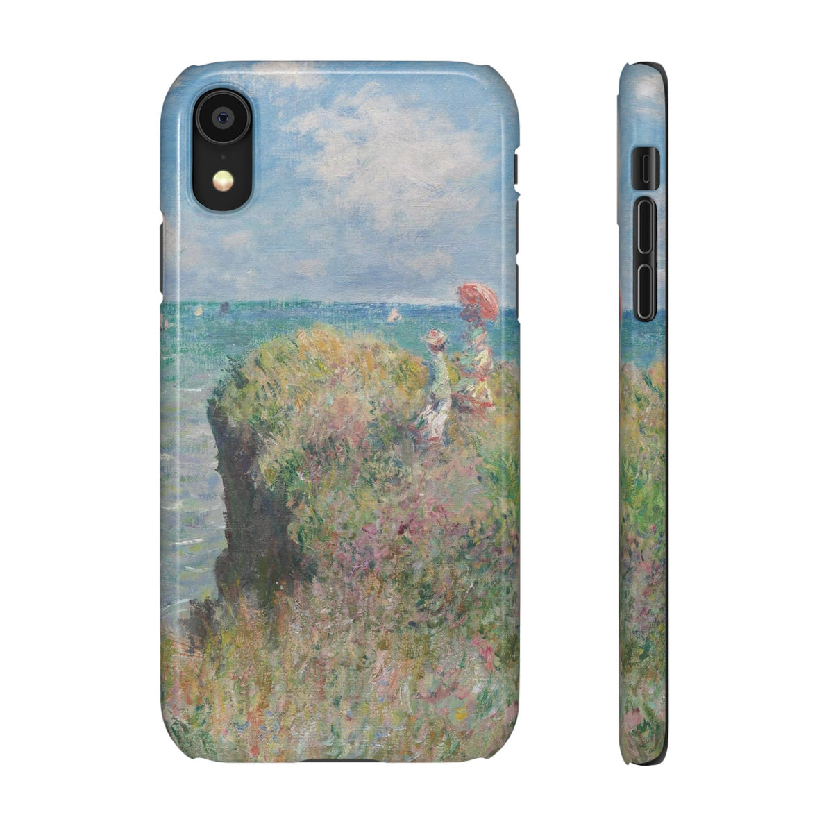Cliff Walk at Pourville by Claude Monet - iPhone Slim Case