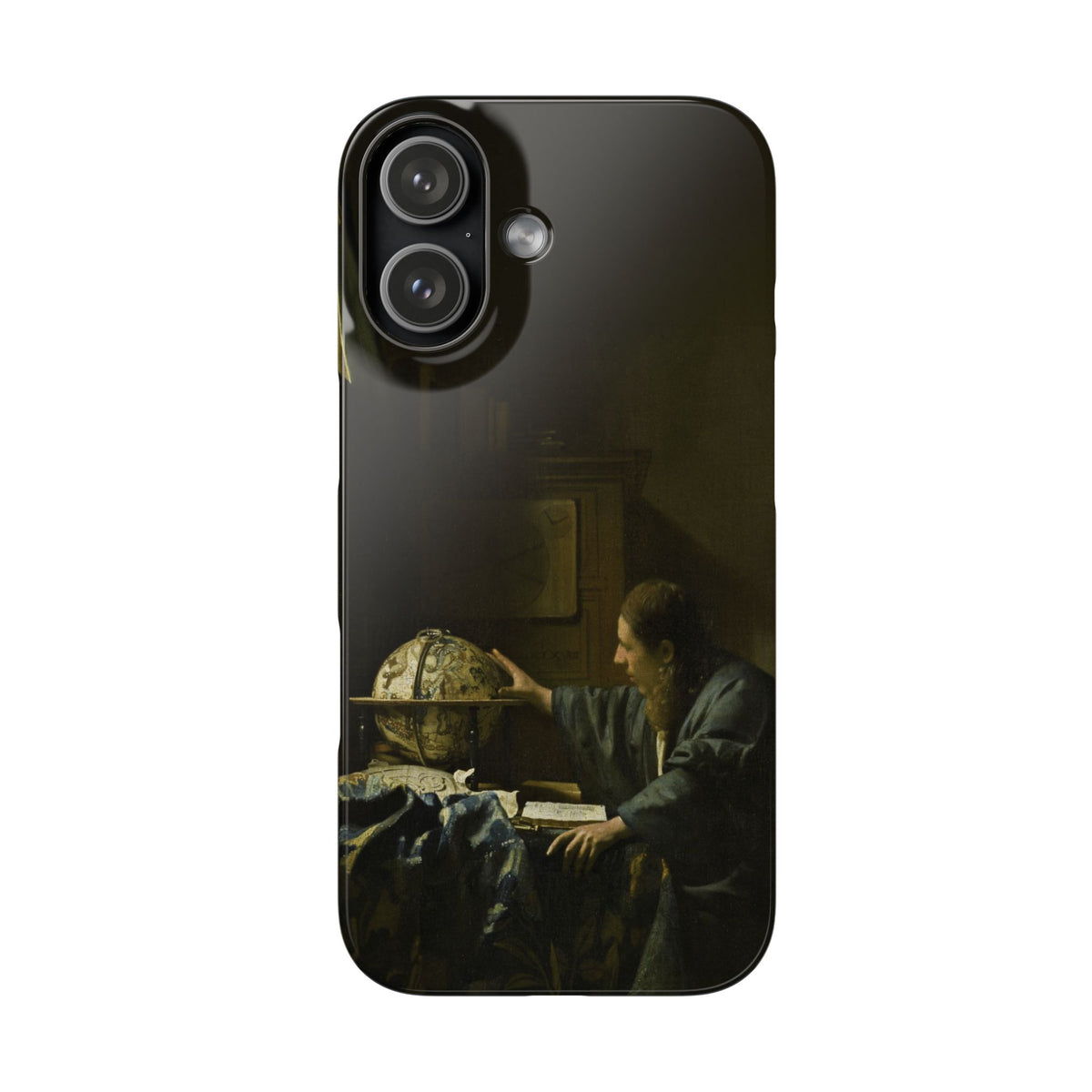 The Astronomer by Johannes Vermeer - iPhone Slim Case