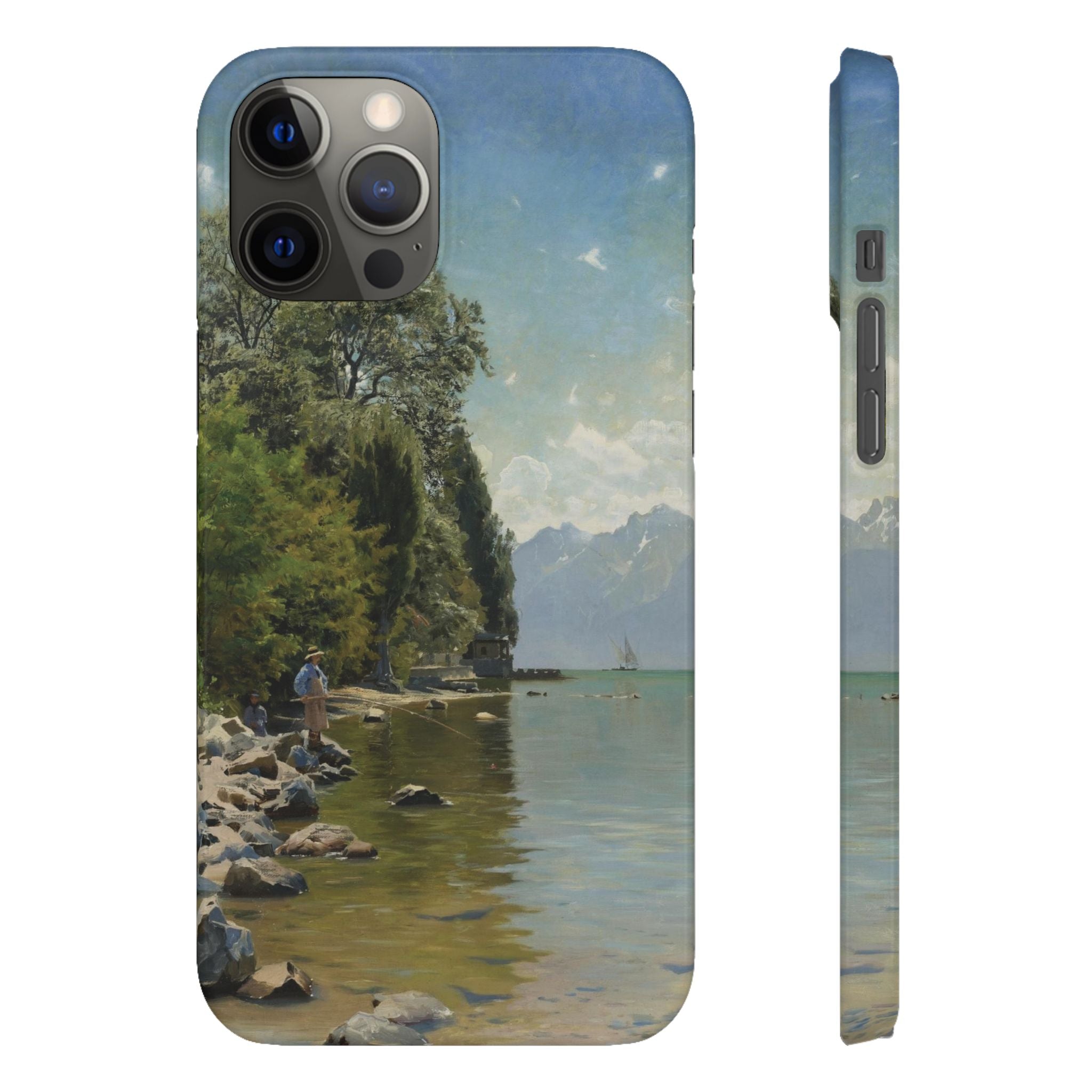 Lac Leman by Peder Mork Monsted - iPhone Slim Case