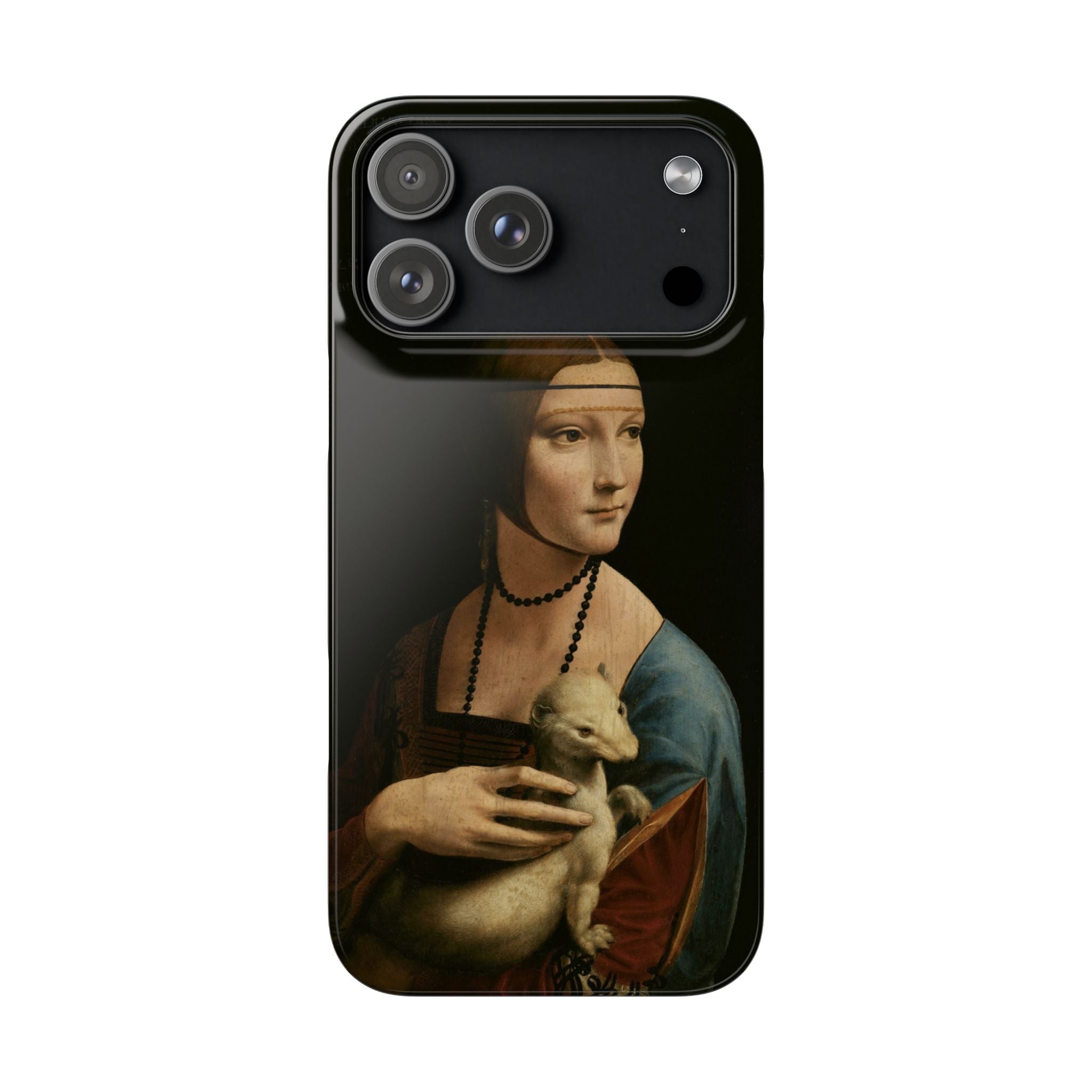 Lady with an Ermine by Leonardo da Vinci - iPhone Slim Case