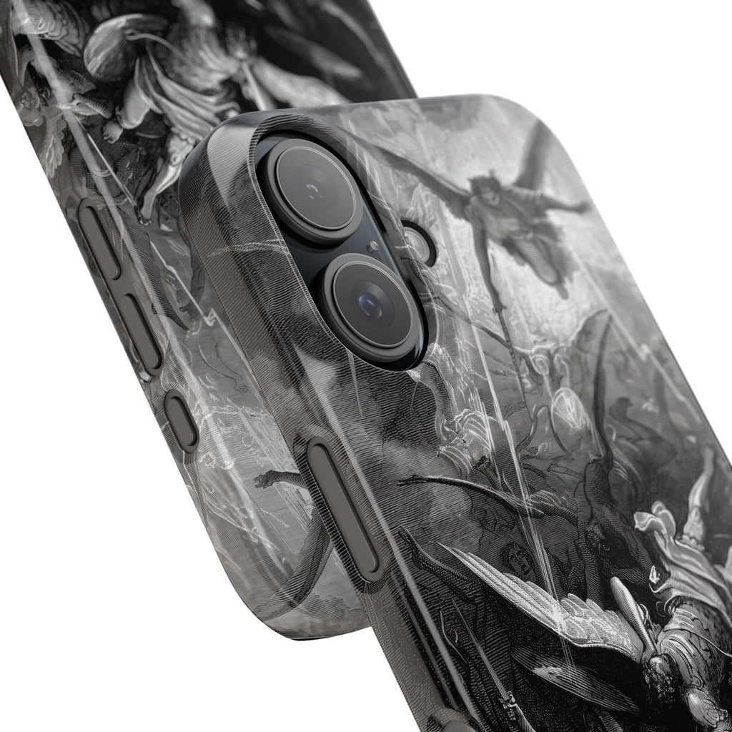 Paradise Lost | The Battle in Heaven by Gustave Doré - iPhone Slim Case