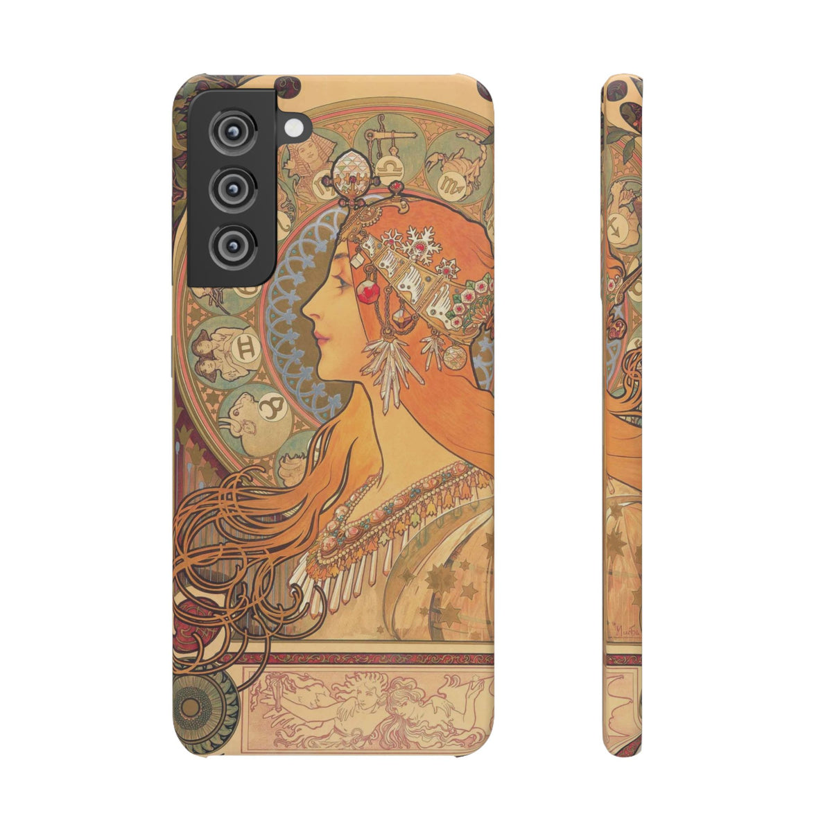 Zodiac by Alphonse Mucha - Samsung Slim Case