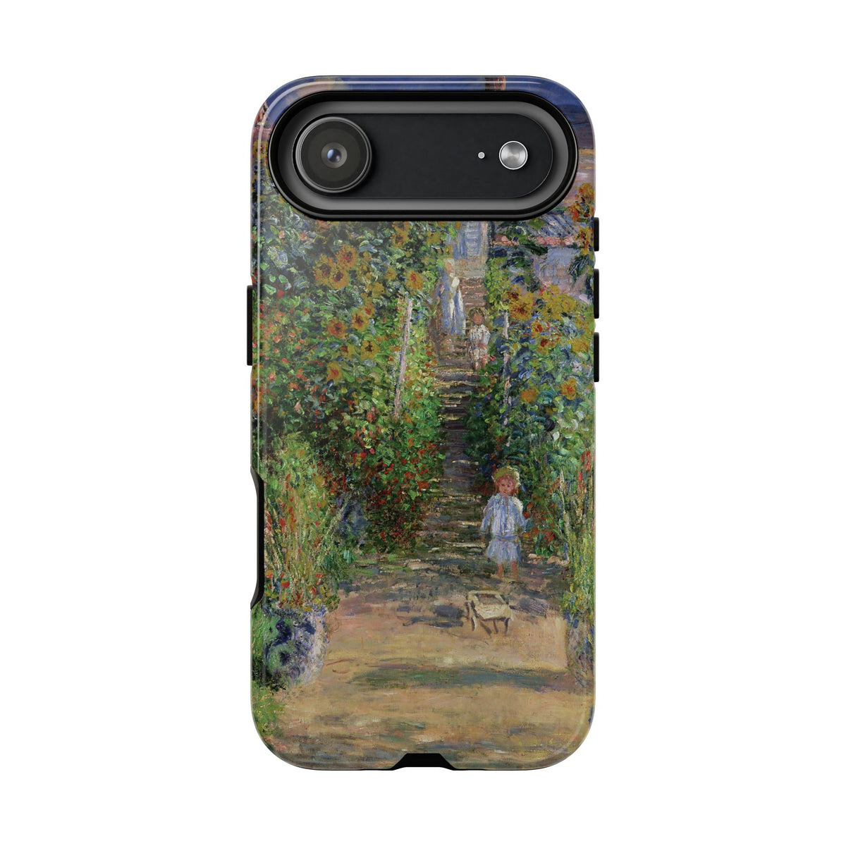 Monets Garden at Vetheuil by Claude Monet - iPhone Tough Case