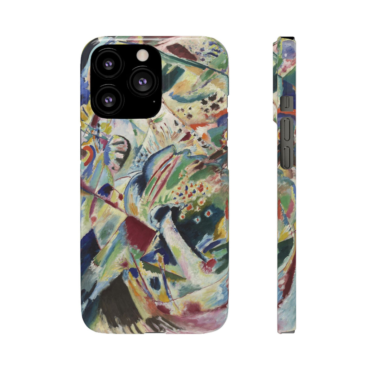 Panel for Edwin R. Campbell No. 4 by Vasily Kandinsky - iPhone Slim Case