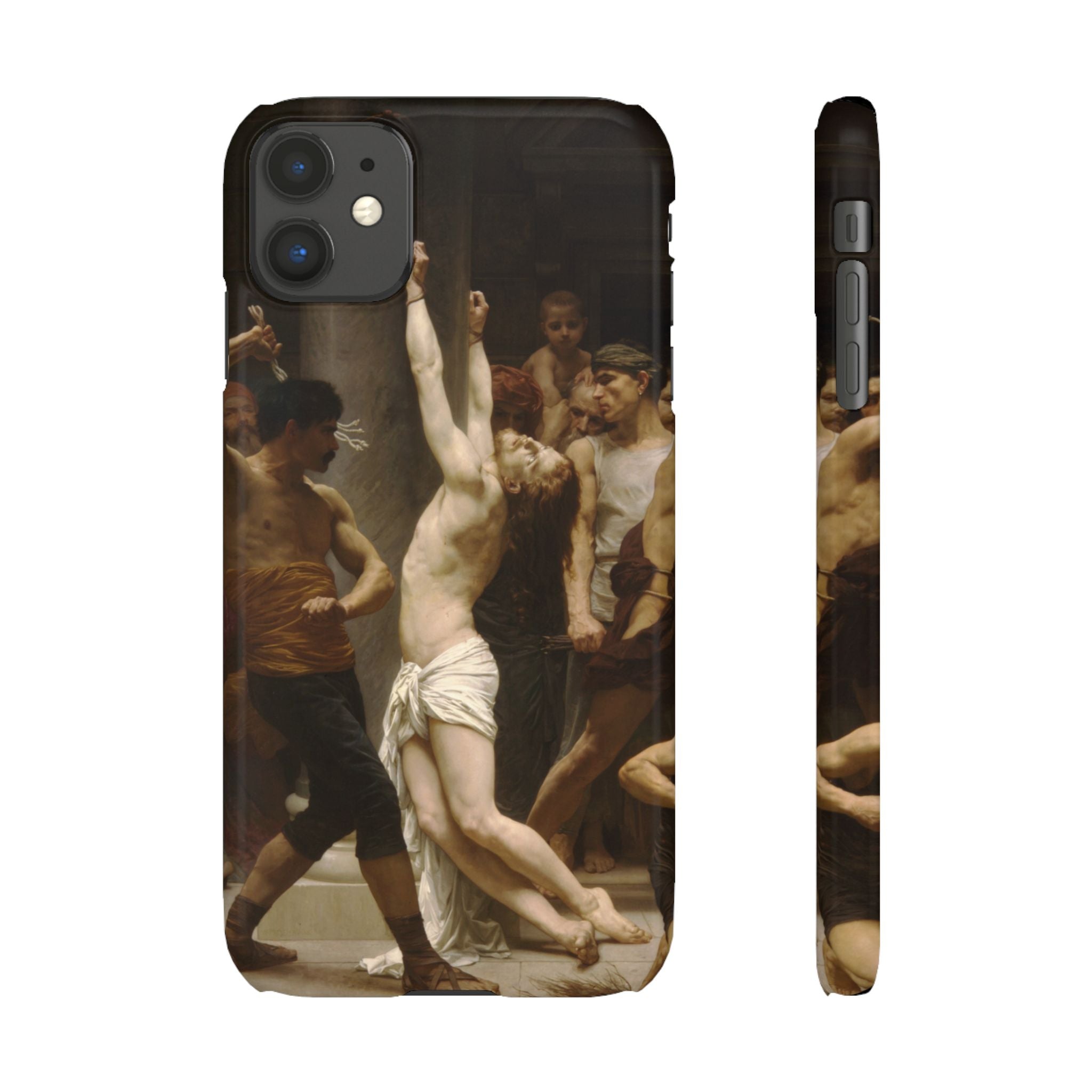 The Flagellation of Our Lord Jesus Christ by William-Adolphe Bouguereau - iPhone Slim Case