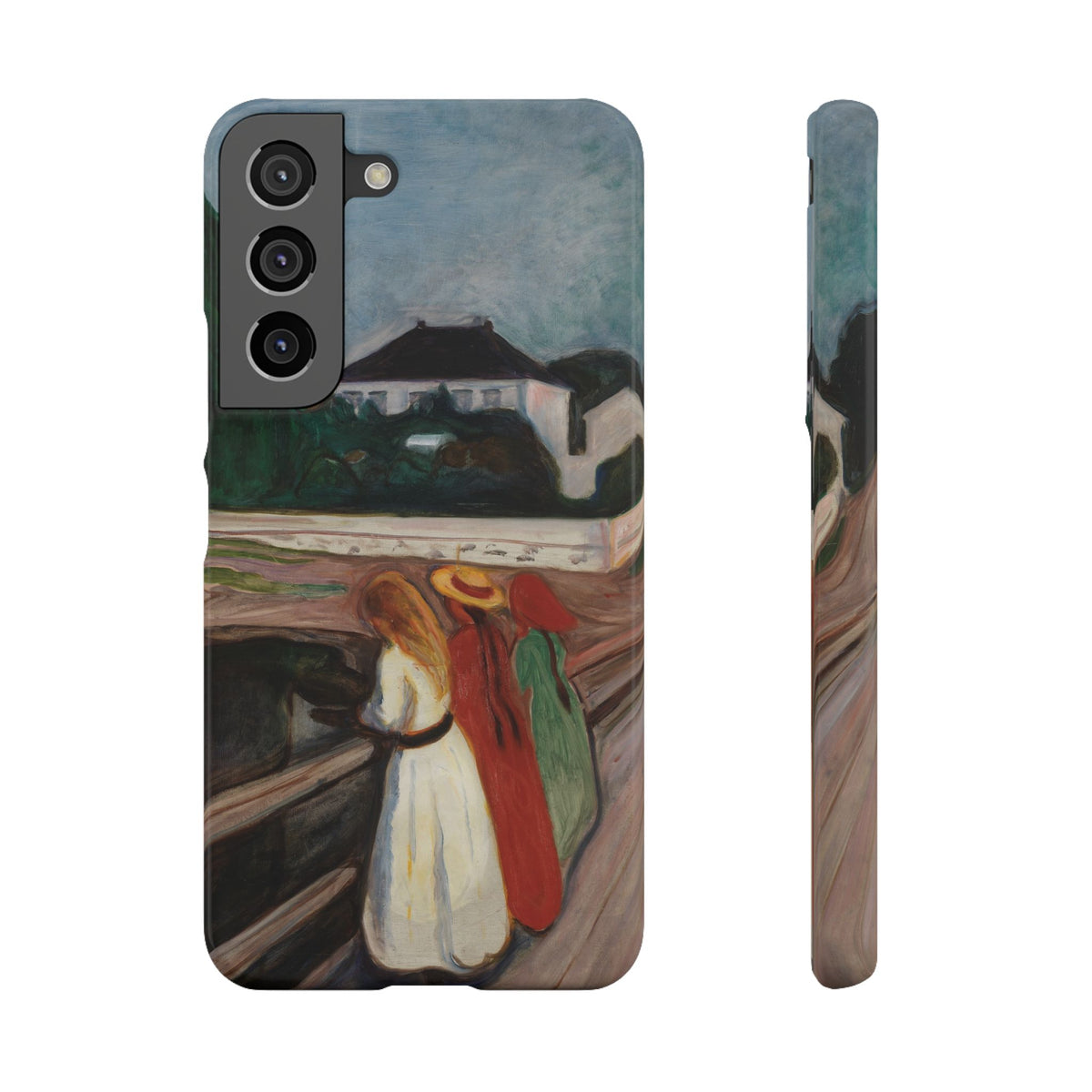 The Girls on the Bridge by Edvard Munch - Samsung Slim Case
