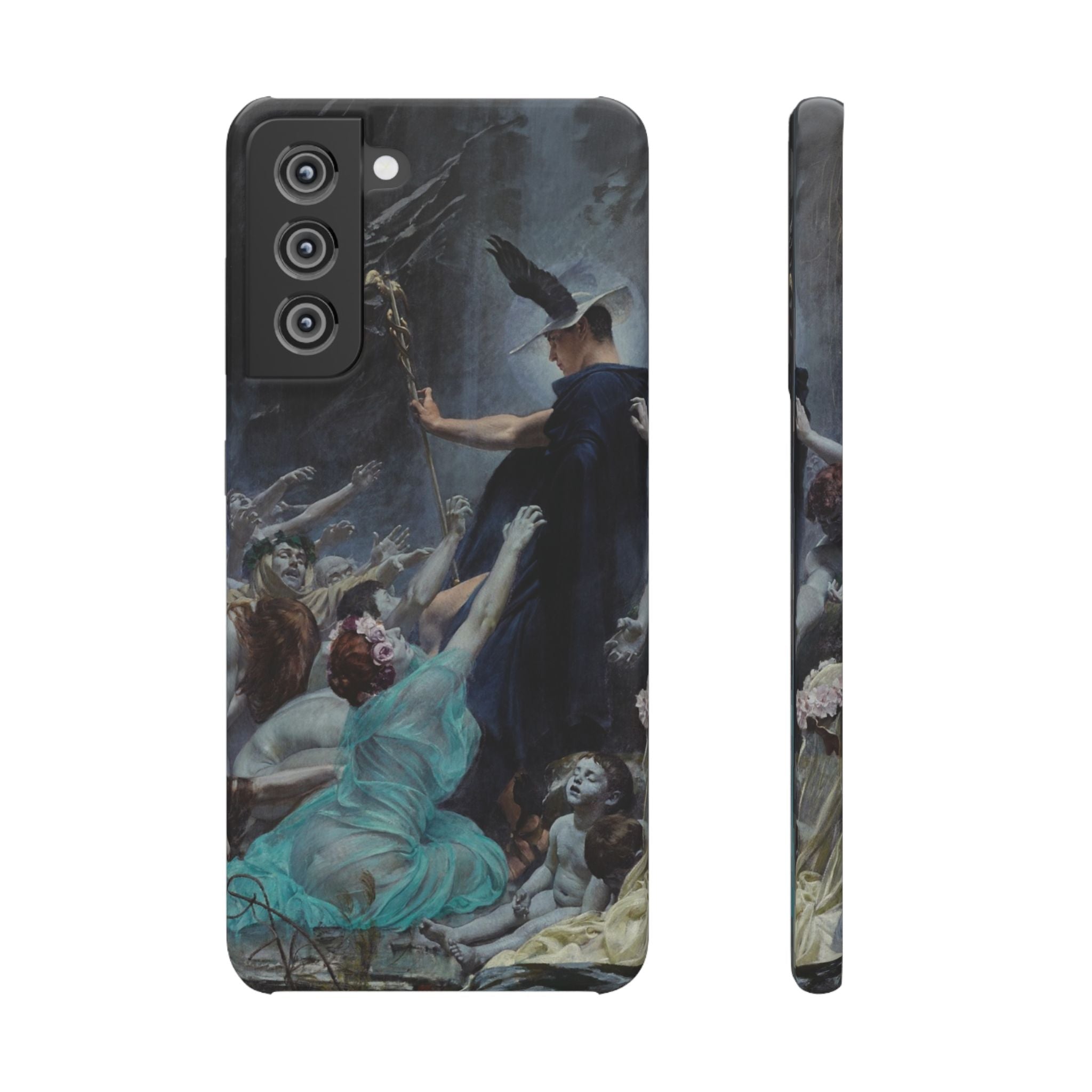 The Souls of Acheron by Adolf Hiremy-Hirschl - Samsung Slim Case
