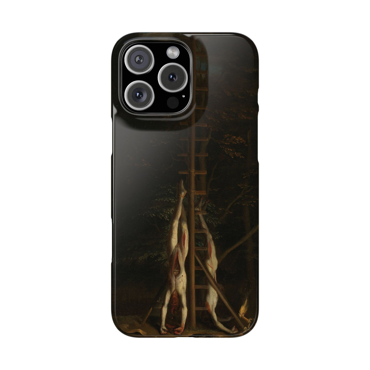 The Corpses of the De Witt Brothers by Jan de Baen - iPhone Slim Case