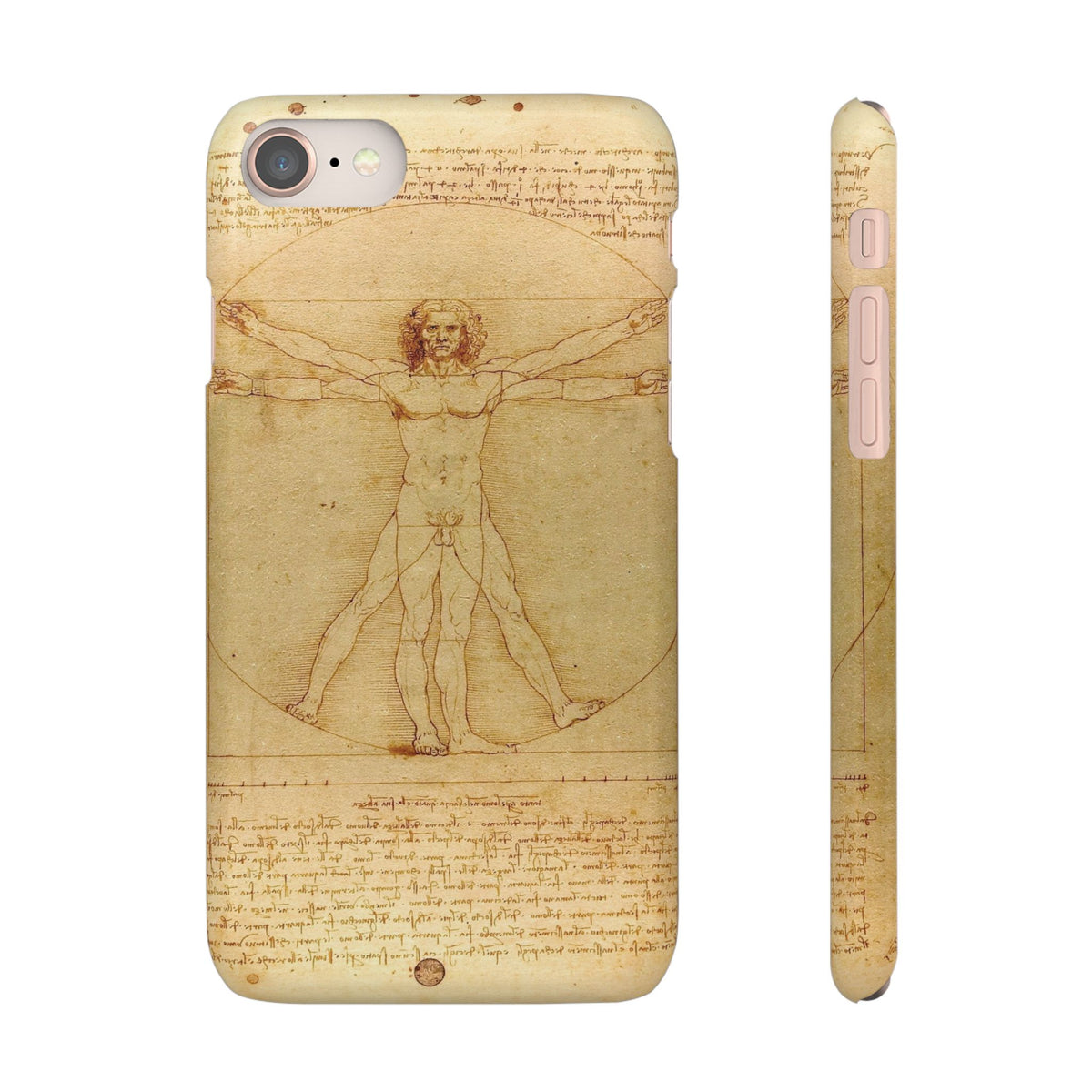 The Vitruvian Man by Leonardo da Vinci - iPhone Slim Case