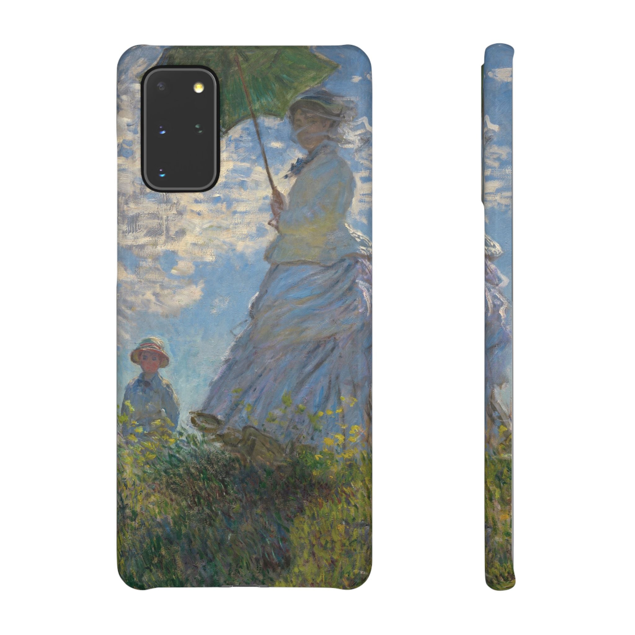 Madame Monet and Her Son by Claude Monet - Samsung Slim Case