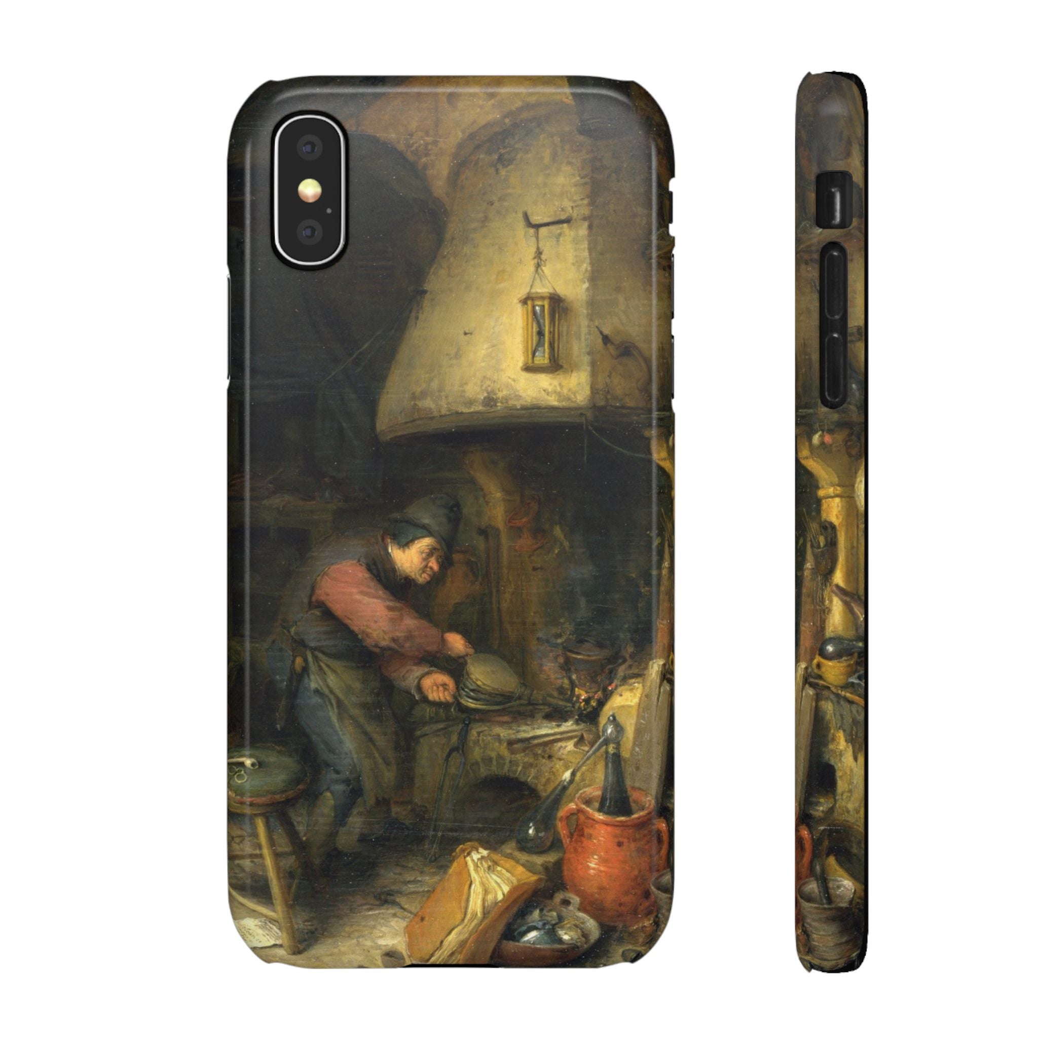 The Alchemist by Adriaen van Ostade - iPhone Slim Case