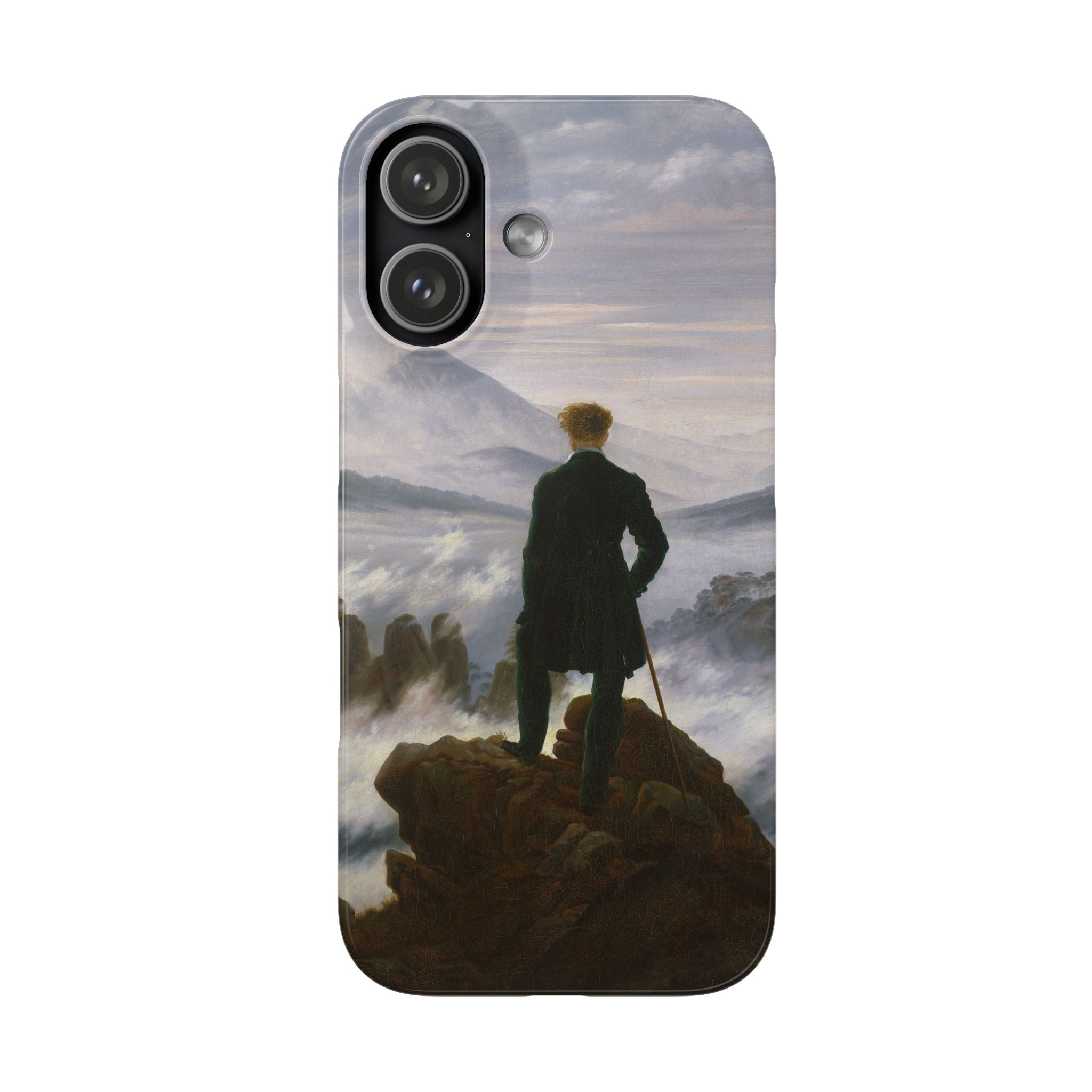 The Wanderer above the Sea of Fog by Caspar David Friedrich - iPhone Slim Case