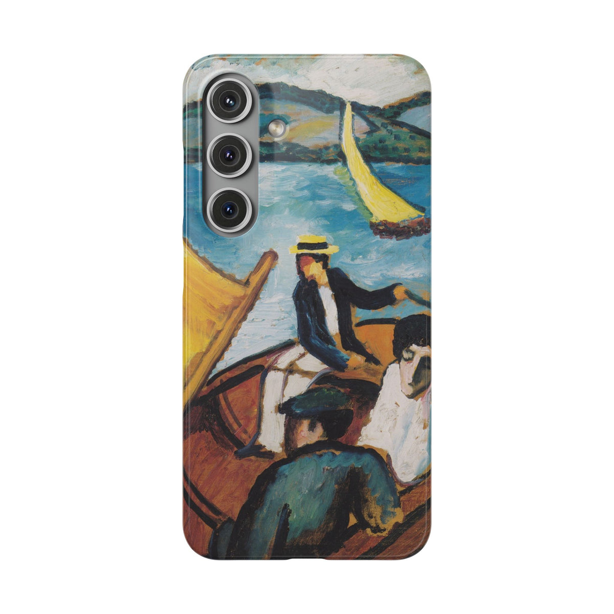 Sailing Boat on the Tegernsee by August Macke - Samsung Slim Case