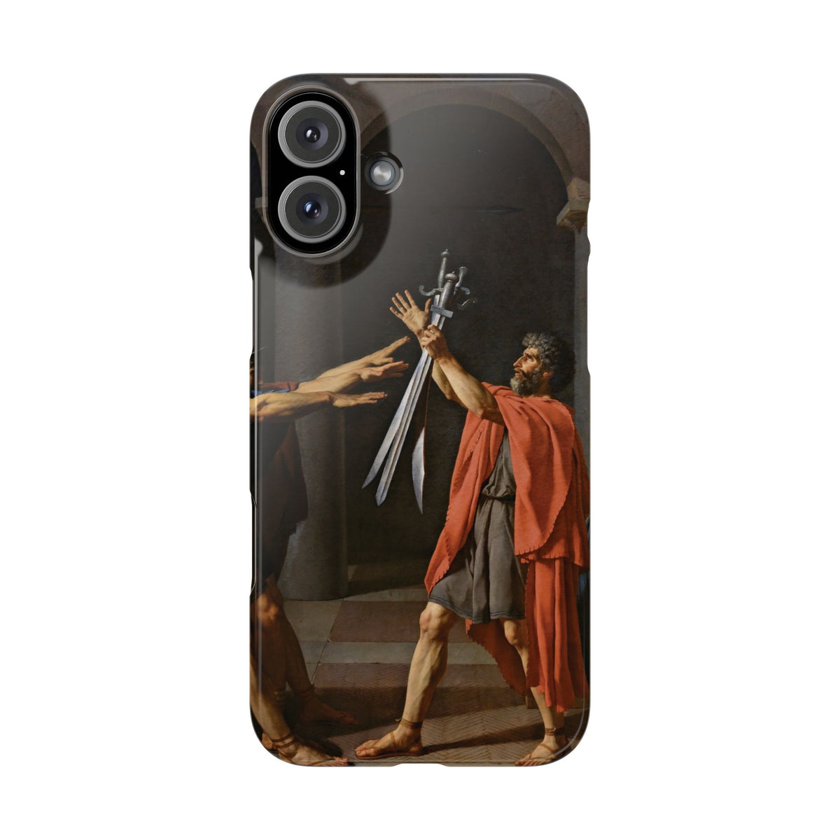Oath of the Horatii by Jacques-Louis David - iPhone Slim Case