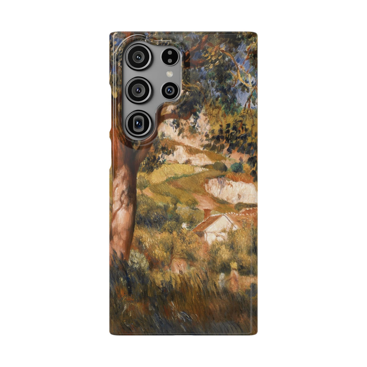 Paysage a La Roche Guyon by Pierre Auguste Renoir - Samsung Slim Case