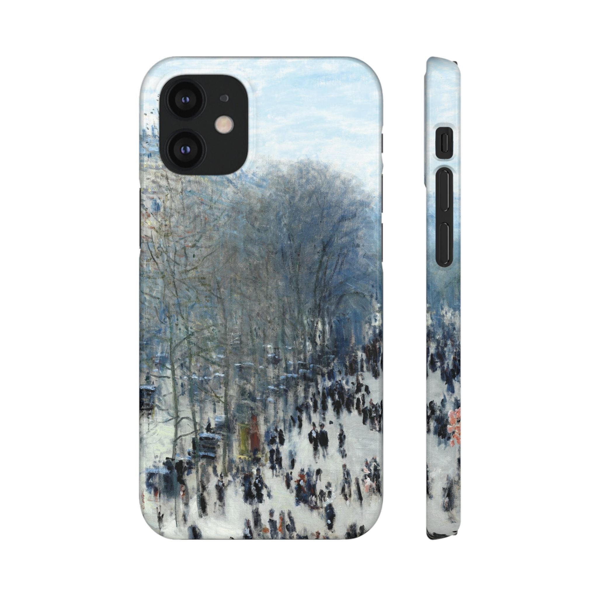 Boulevard des Capucines by Claude Monet - iPhone Slim Case
